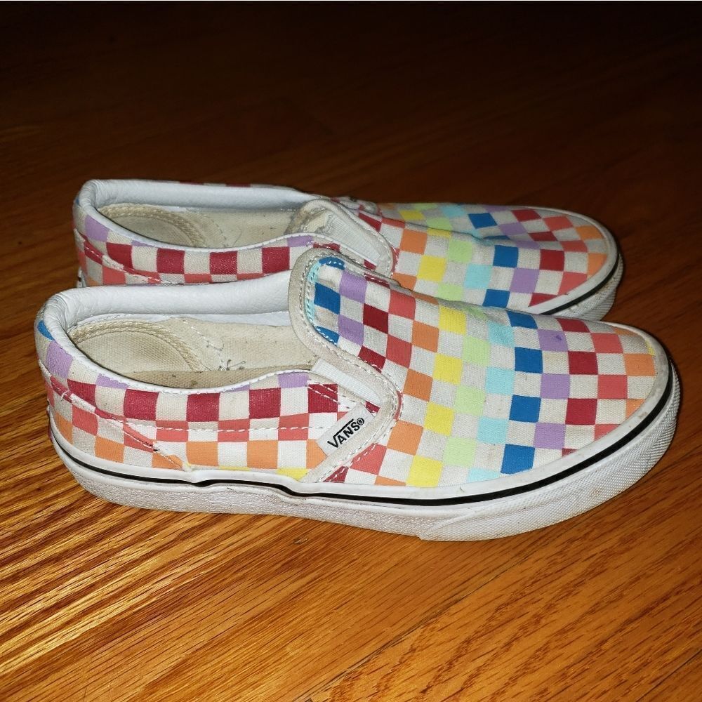 Vans Checkerboard Sneakers youth size 3